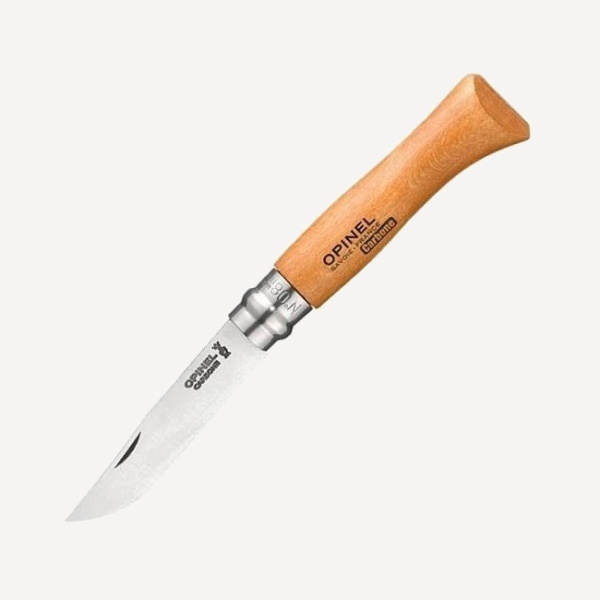 Нож складной Opinel Tradition №8 VRN (Carbon) 8,5см (Бук / угле. Сталь)
